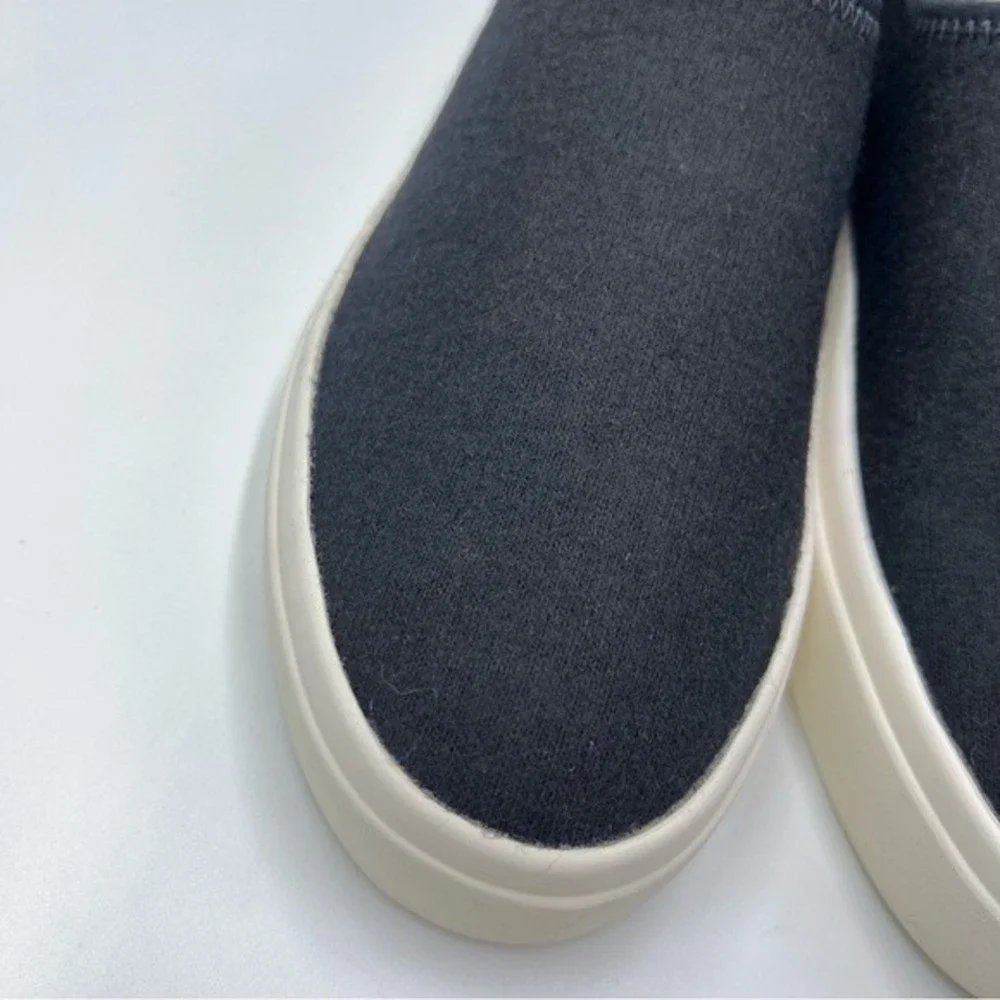 NEW Lucky Brand Womens Size 8.5 Black White Platform Slip On Sneakers Shoes